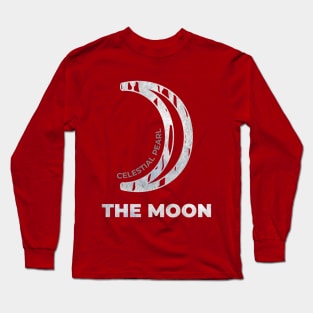 The Moon, Our Celestial Pearl Long Sleeve T-Shirt